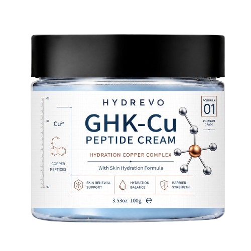 Hydrevo GHK-Cu Peptide Cream, 100g jar